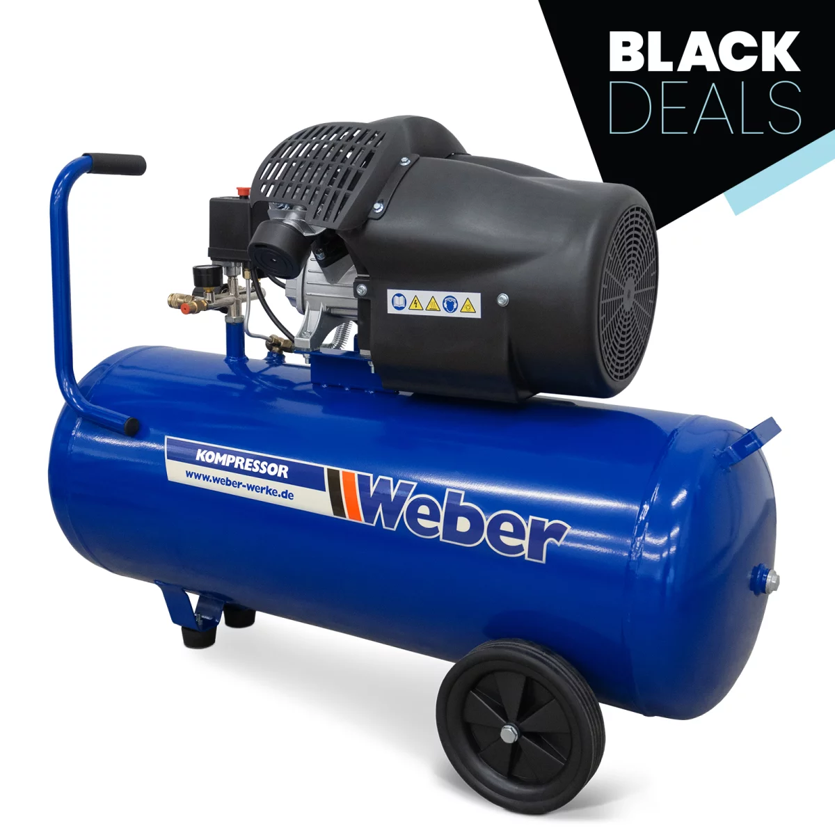 j1 Compresseur d'atelier 230 V / 8 bar / réservoir de 100 l – Image 1