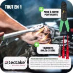 Caisse à outils 899 pièces avec Poignée pliante et télescopique – Image 7