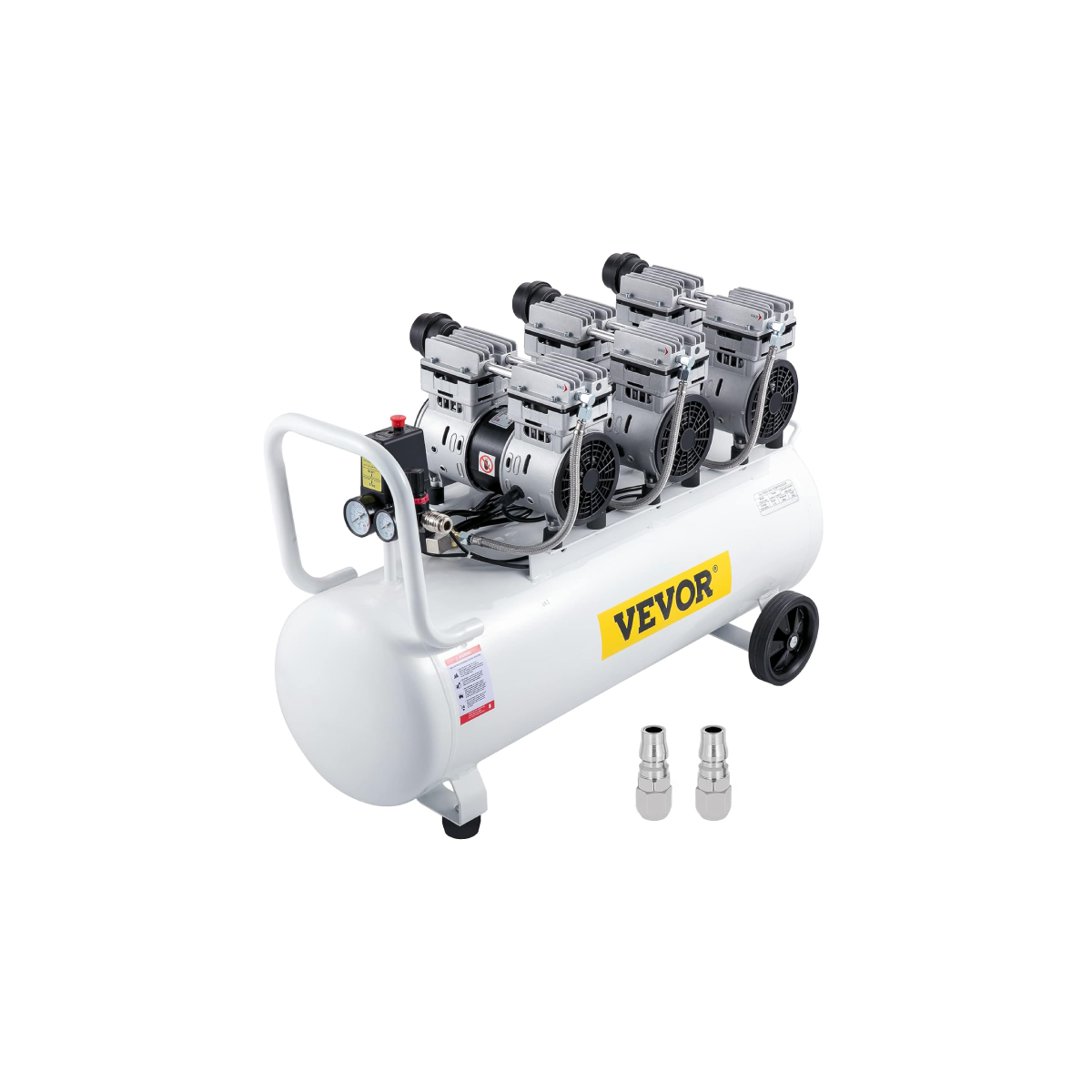 Compresseur d’Air Silencieux VEVOR 100 L – 3 CV, Sans Huile, 8 Bar, 495 L_min – Moteur Cuivre Compresseur d’Air Silencieux VEVOR 100 L – 3 CV, Sans Huile, 8 Bar, 495 L/min – Moteur Cuivre – Image 1